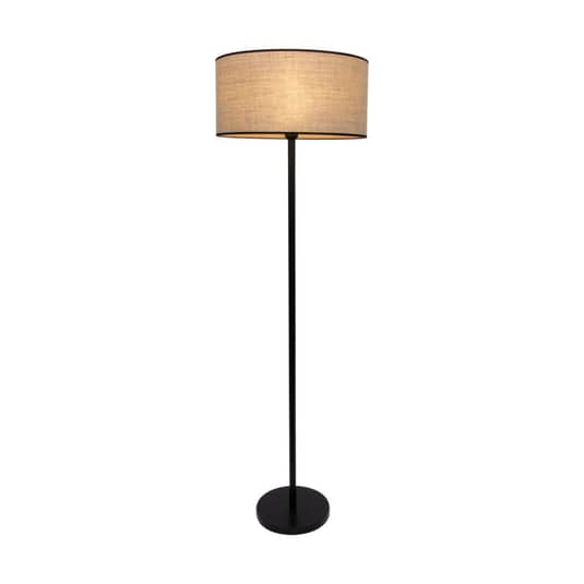 B-Ware Euluna Stehleuchte Stehlampe Lampe Leuchte Tubo Textilschirm Beige ø 45 Cm