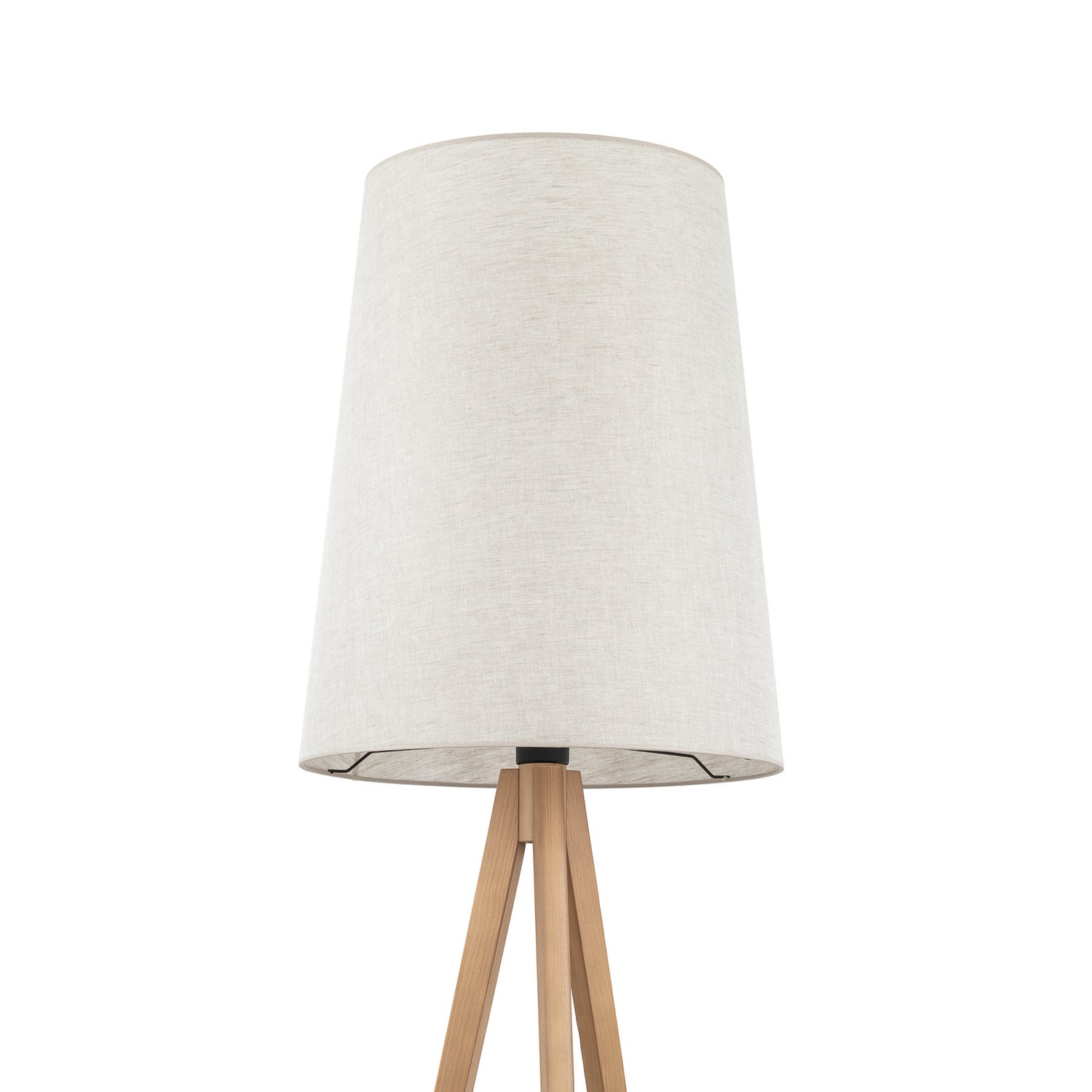 B-Ware Stehleuchte Lampe Walz Creme Holz Standlampe E27 Wohnleuchte Höhe 175 Cm - 5901780555986