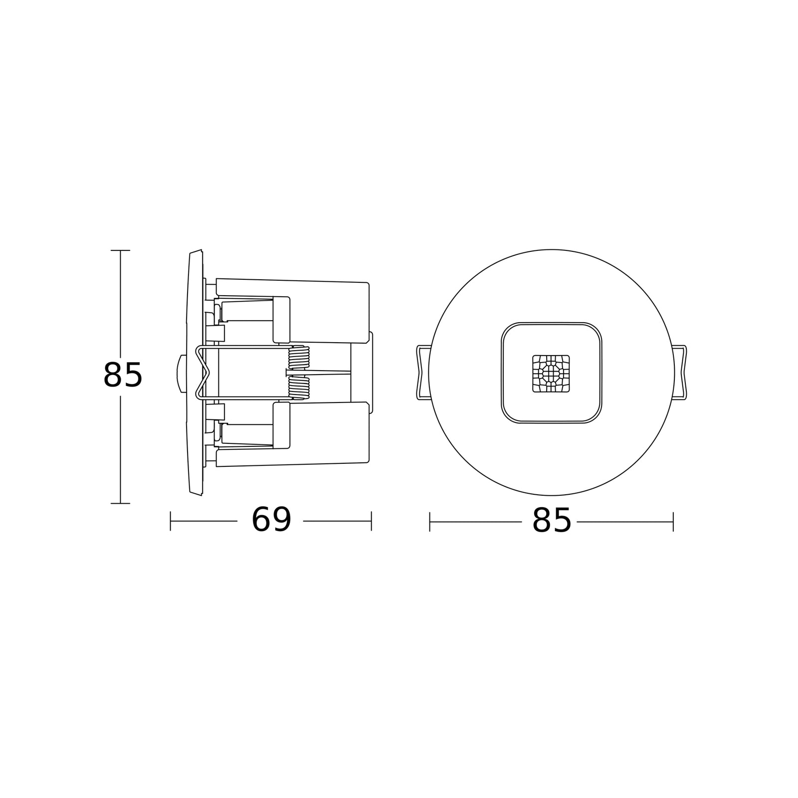 Steinel Präsenzmelder Bewegungsmelder IR Micro Office Einbau weiß Bluetooth - 4007841067144