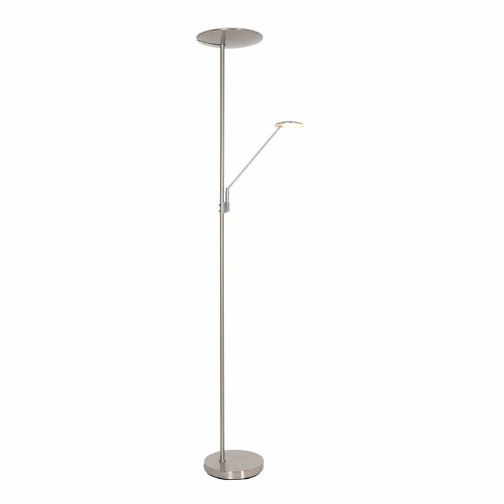 Steinhauer Daphne Deckenfluter Stehlampe Leuchte Led Stahl Gebürstet 2 Flammig B-Ware - 8712746161441