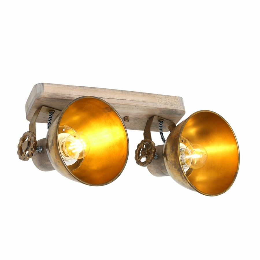Steinhauer Gearwood Deckenleuchte Deckenlampe Deckenlicht Lampe Bronze 2 Flammig B-Ware - 8712746135039