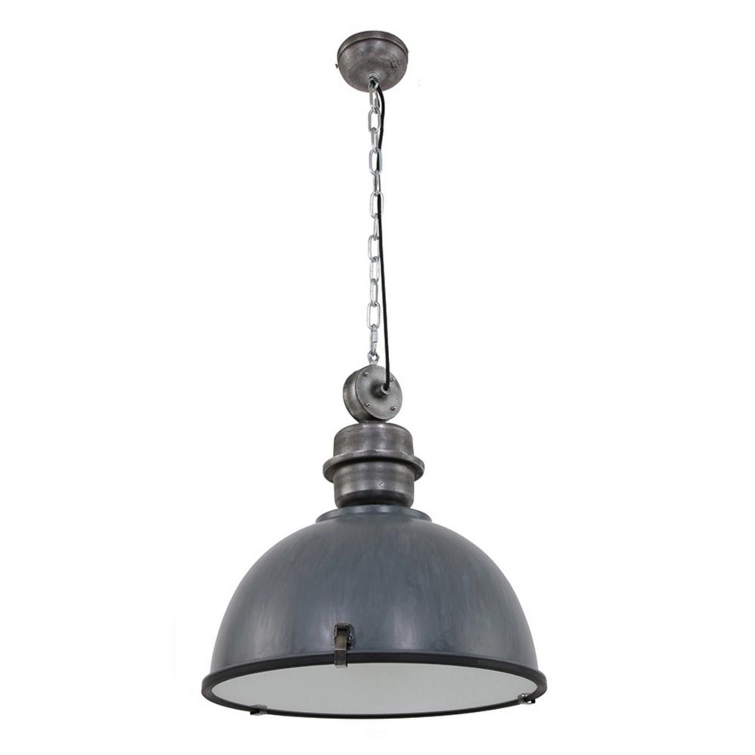 Steinhauer Graue Hängelampe Bikkel Xxl Hängeleuchte Deckenlampe Industriedesign B-Ware - 8509751