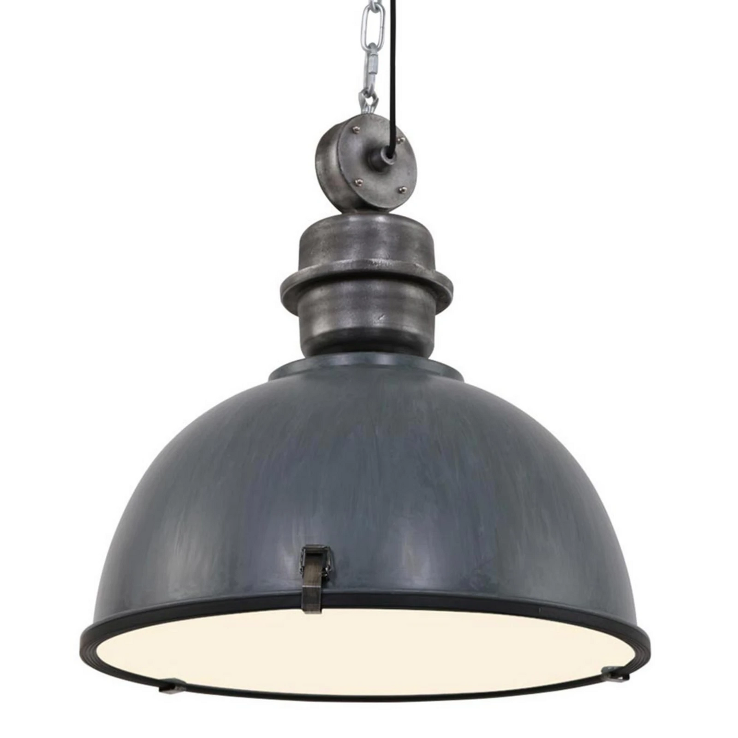 Steinhauer Graue Hängelampe Bikkel Xxl Hängeleuchte Deckenlampe Industriedesign B-Ware - 8509751