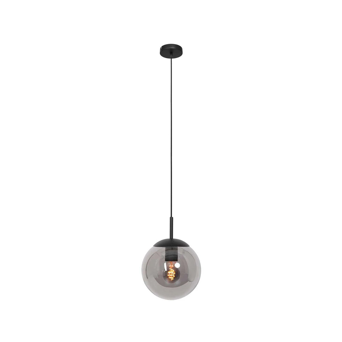 Steinhauer Hängeleuchte Bollique LED Pendelleuchte dimmbar schwarz Ø20cm - 8712746166361
