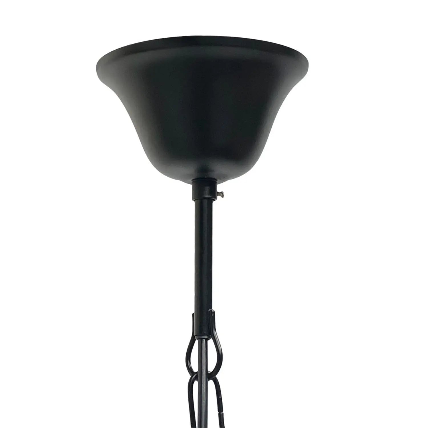 B-Ware Steinhauer Pendelleuchte Hängelampe Pimpernel Schwarz Glas Vierflammig E14 Lampe - 8712746174205