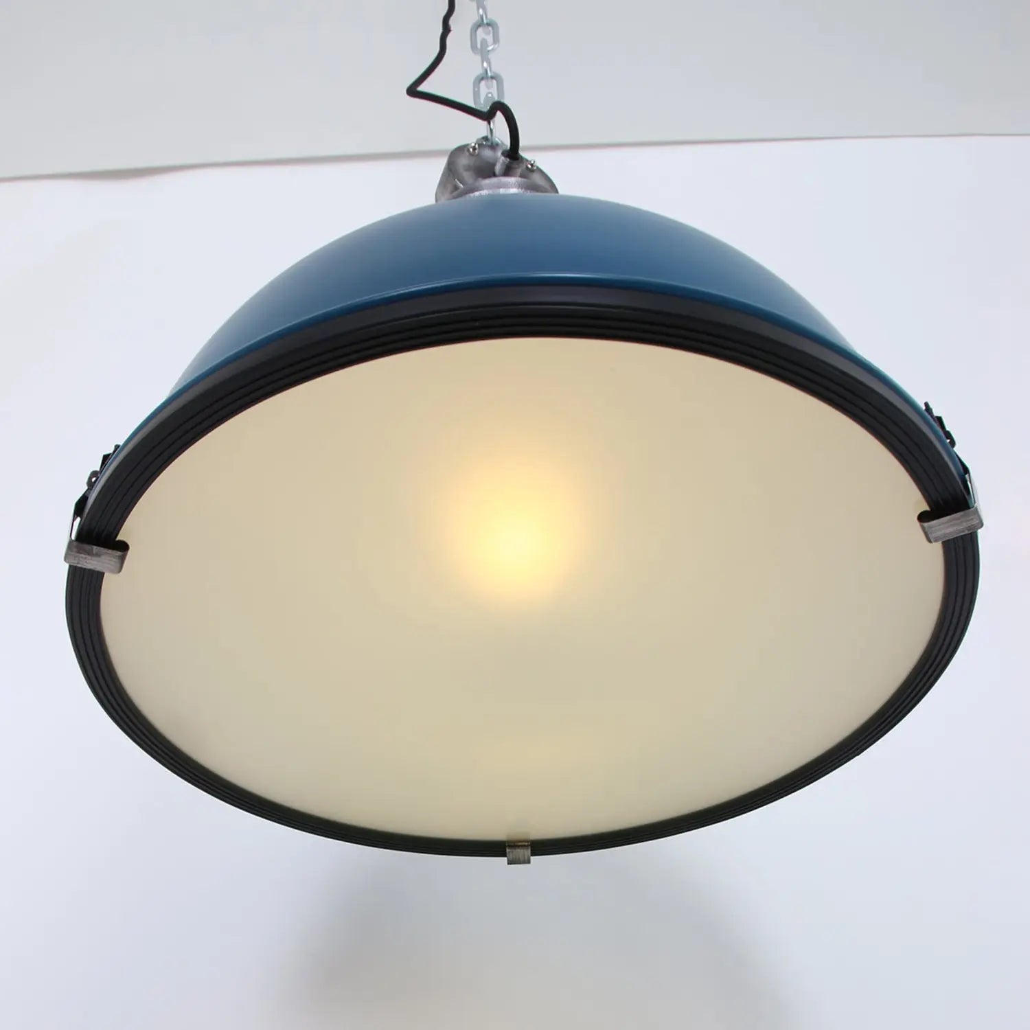 B-Ware Steinhauer Hängelampe Pendelleuchte Bikkel Petrol Silber Metalllampe Siehe Text - 8712746105162