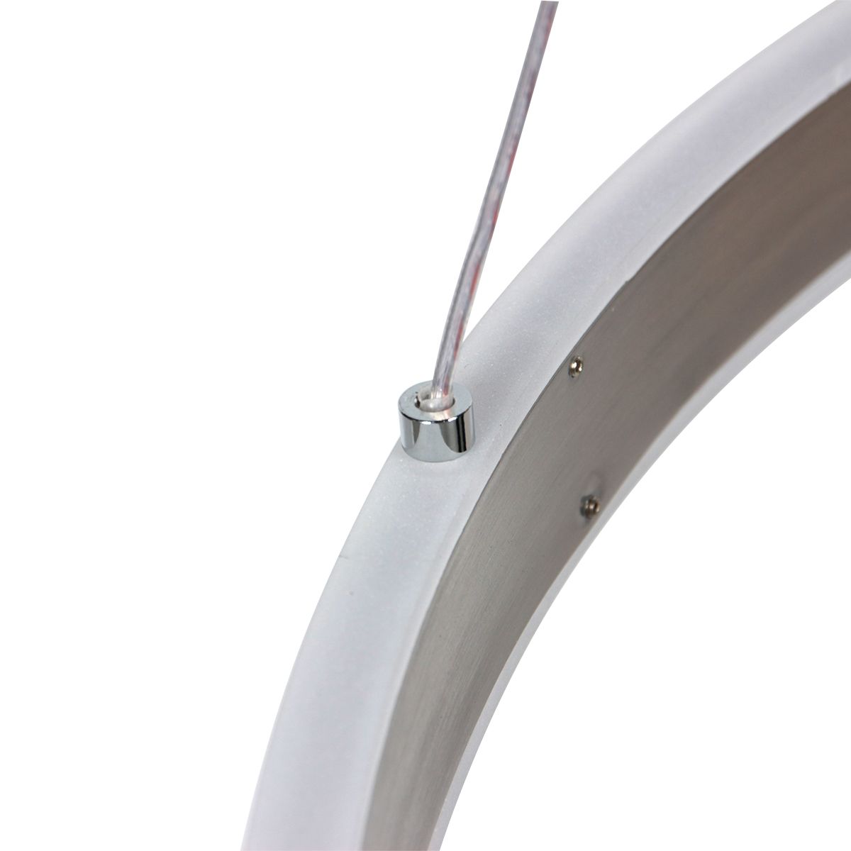 Steinhauer Hängeleuchte Pendelleuchte LED Ringlux Lampe Leuchte Stahl 3 flammig - 8712746173161