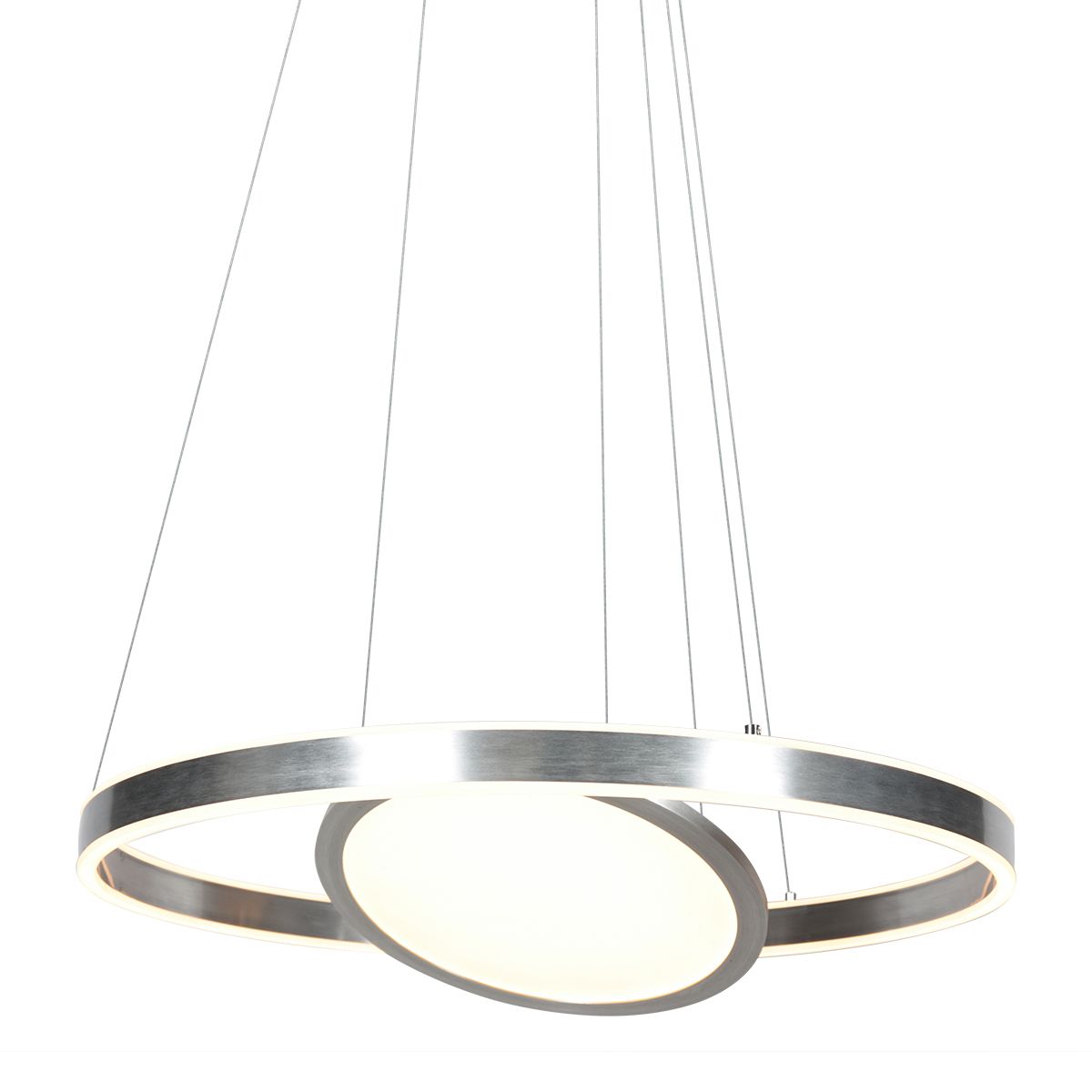Steinhauer Hängeleuchte Pendelleuchte LED Ringlux Lampe Leuchte Stahl 3 flammig - 8712746173161