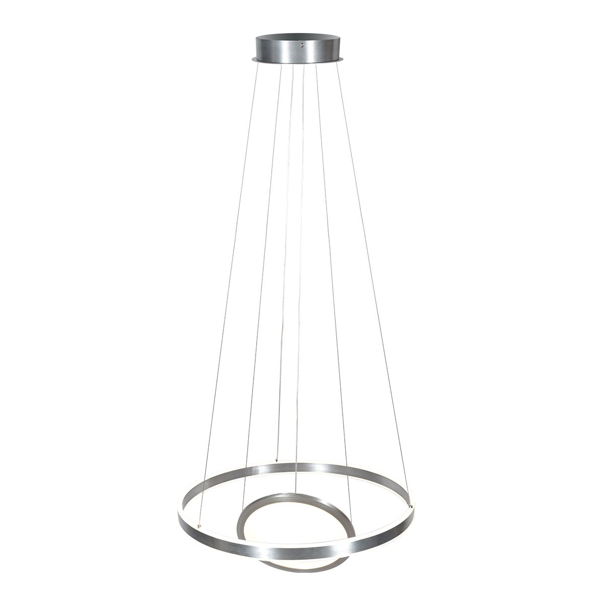 Steinhauer Hängeleuchte Pendelleuchte LED Ringlux Lampe Leuchte Stahl 3 flammig - 8712746173161