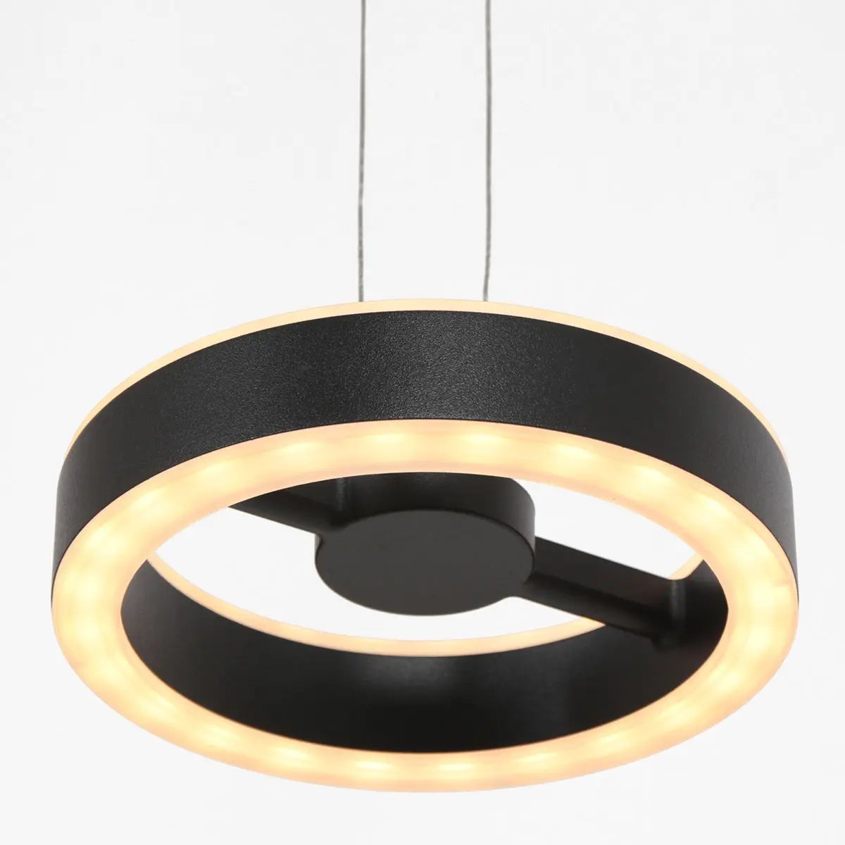 B-Ware Steinhauer Pendelleuchte Hängelampe Piola Schwarz Modern Kunststoff Metall 6 Flg - 8712746167337
