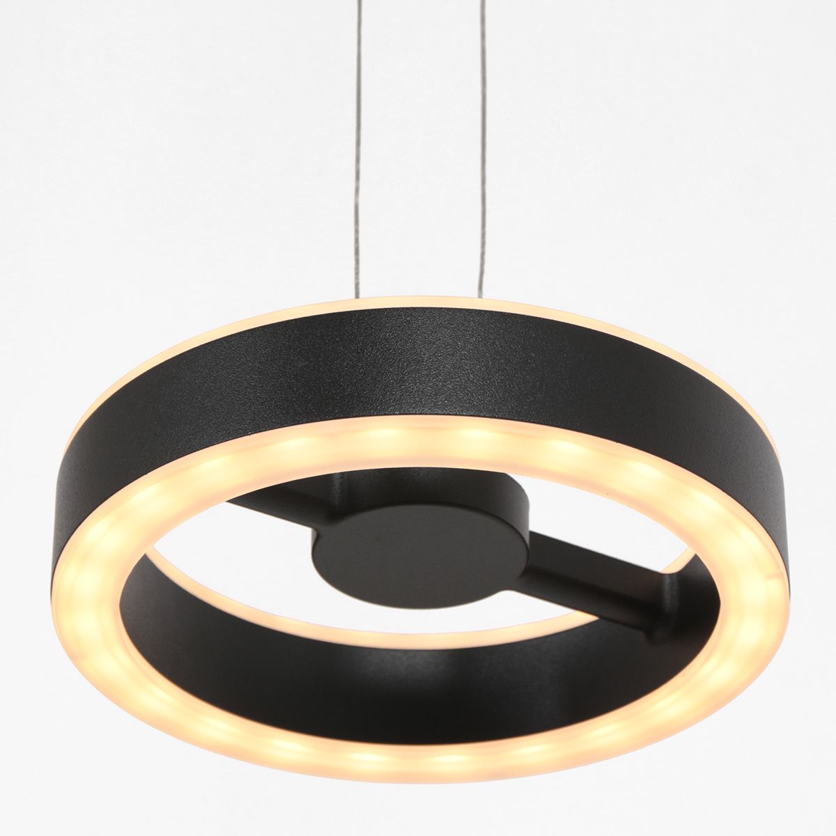 Steinhauer Pendelleuchte Hängelampe Piola Schwarz Modern Kunststoff Metall 6-flg - 8712746167337