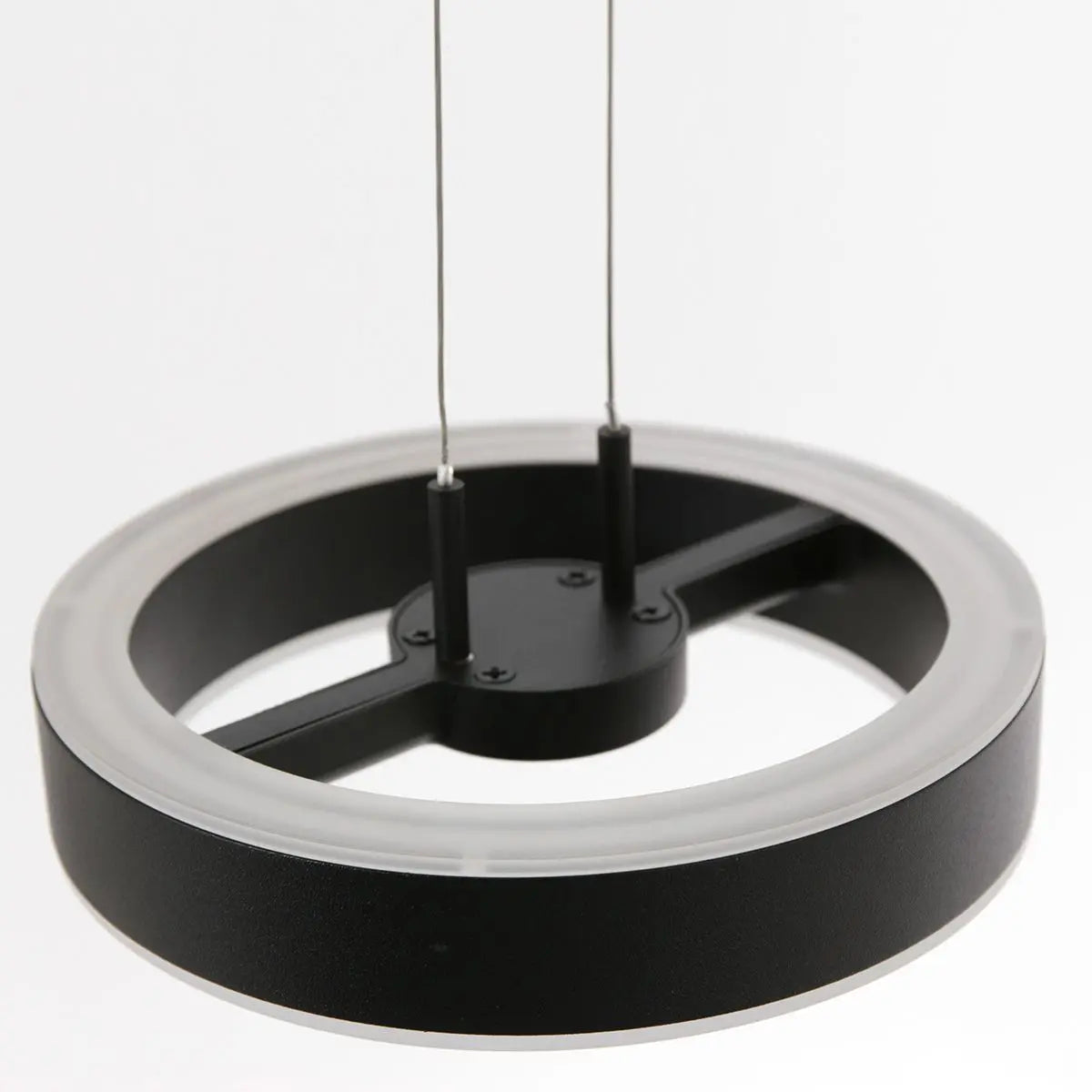 B-Ware Steinhauer Pendelleuchte Hängelampe Piola Schwarz Modern Kunststoff Metall 6 Flg - 8712746167337