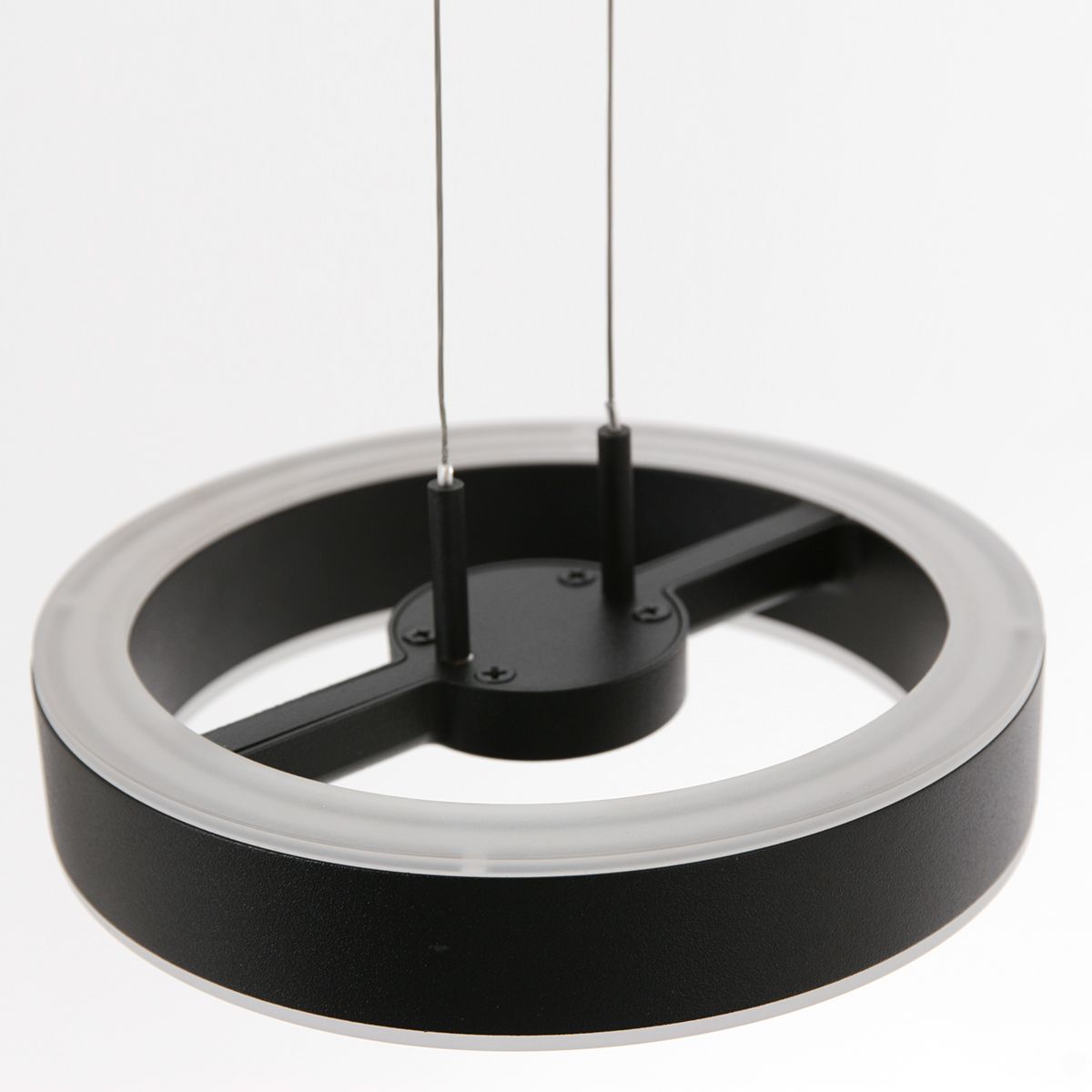 Steinhauer Pendelleuchte Hängelampe Piola Schwarz Modern Kunststoff Metall 6-flg - 8712746167337