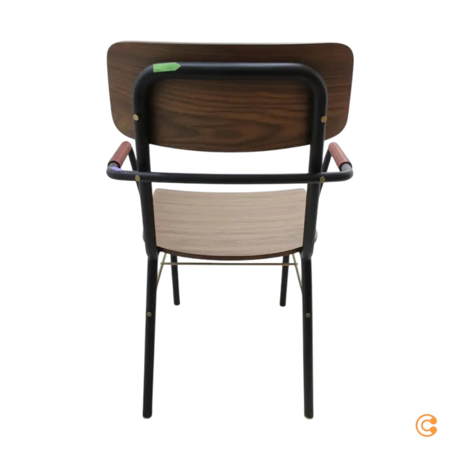 B-Ware Stellar Works Valet Stuhl Armlehnenstuhl Holzstuhl Walnuss Siehe Text/Foto - 5740001904499