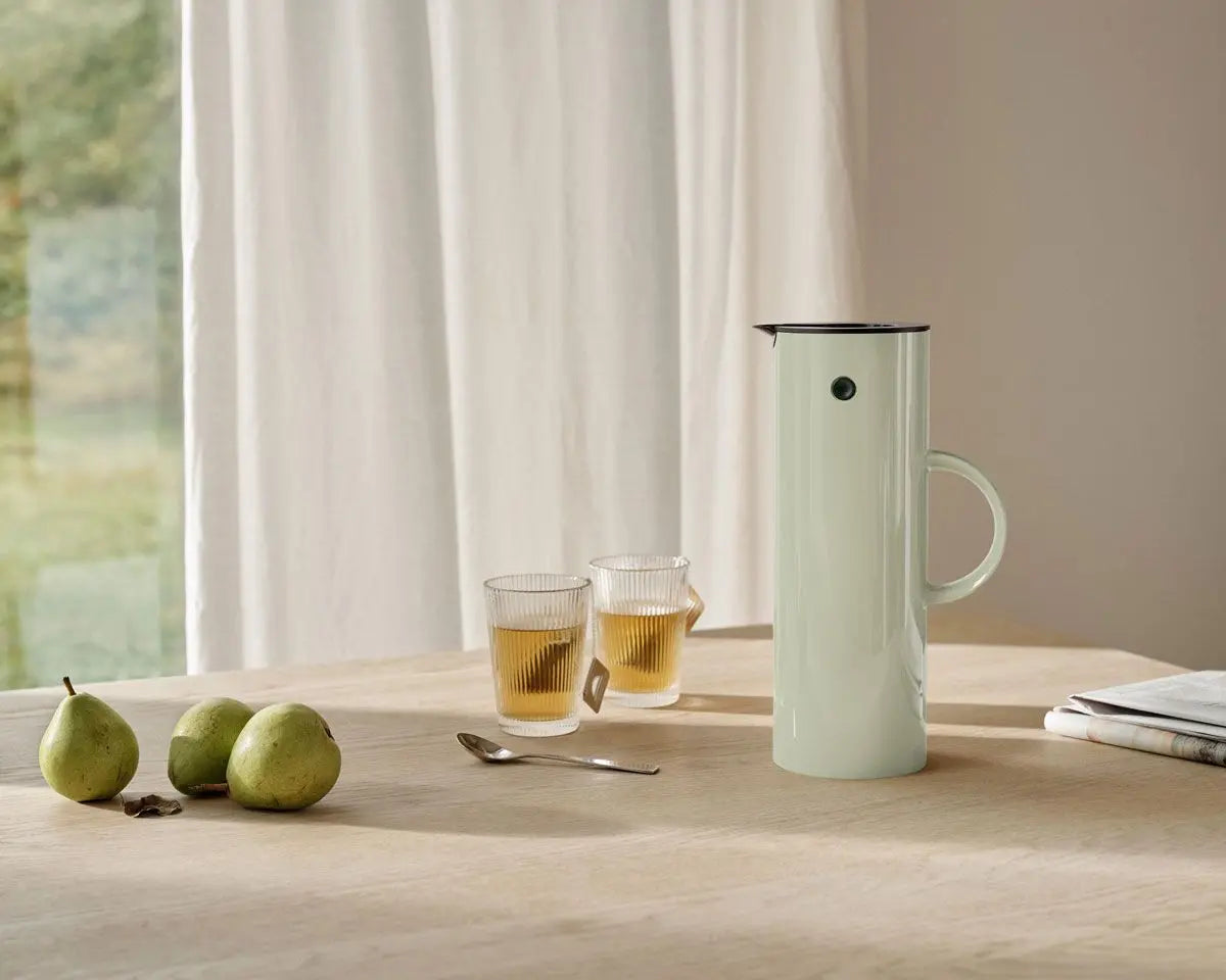 B-Ware Stelton Isolierkanne Thermoskanne Em77 Kanne Minty Moss 1 L Bpa Frei Höhe 30 Cm - 5709846033603