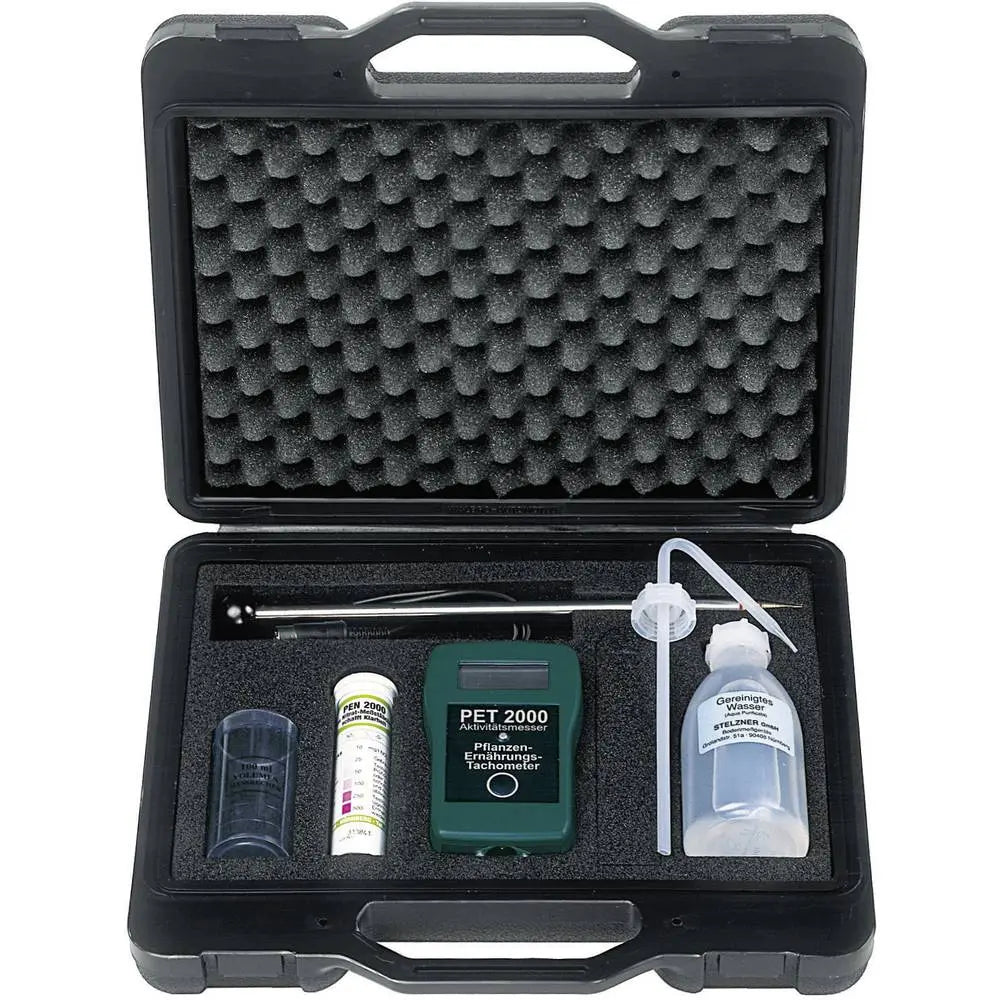 B-Ware Stelzner Bodenanalyse Set Messkoffer Bodentest Pflanzenernährung Pet 2000 Koffer - 4016138761771