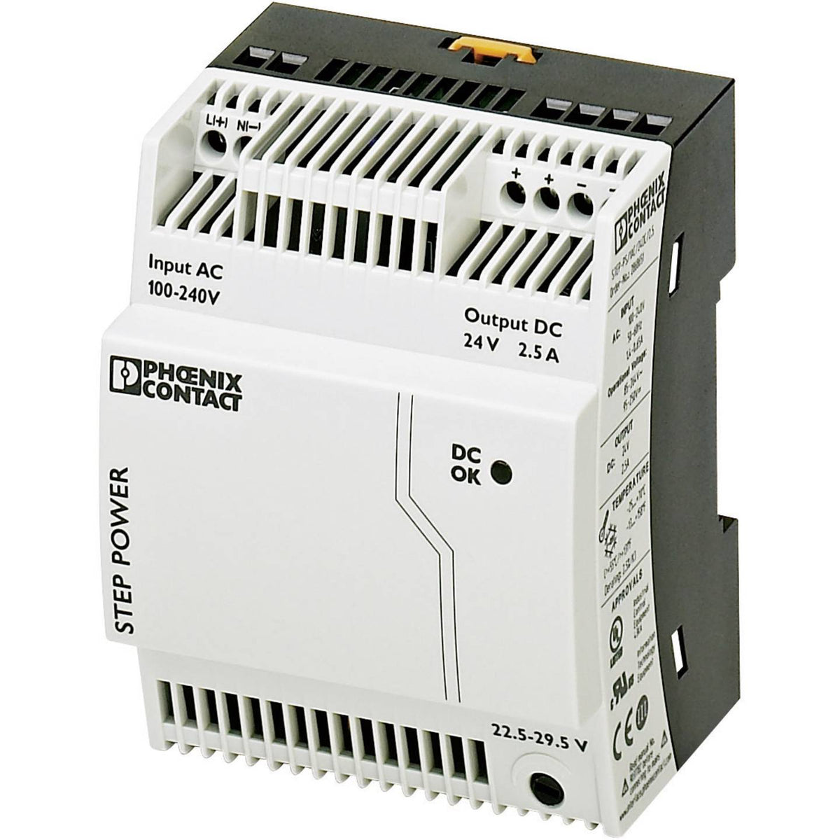 Phoenix Contact STEP-PS/1AC/24DC/2.5 Hutschienen-Netzteil - 4046356163224