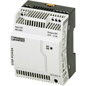 B-Ware Phoenix Contact STEP-PS/1AC/24DC/2.5 Hutschienen-Netzteil