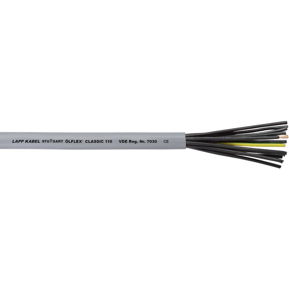 LAPP Steuerleitung Steuerkabel ÖLFLEX CLASSIC 110 18 G 1 mm² Grau 1 m 7 STÜCK - 2050000192241