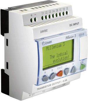 B-Ware Crouzet Millenium 3 Cd12 S 88970042 Sps Steuerungsmodul Sps Modul 24 V/Dc