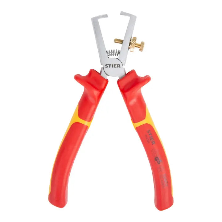 B-Ware Stier Abisolierzange Entmanteler Vde Geprüft Werkzeugstahl öffnungsfeder 160 Mm - 4260439000361
