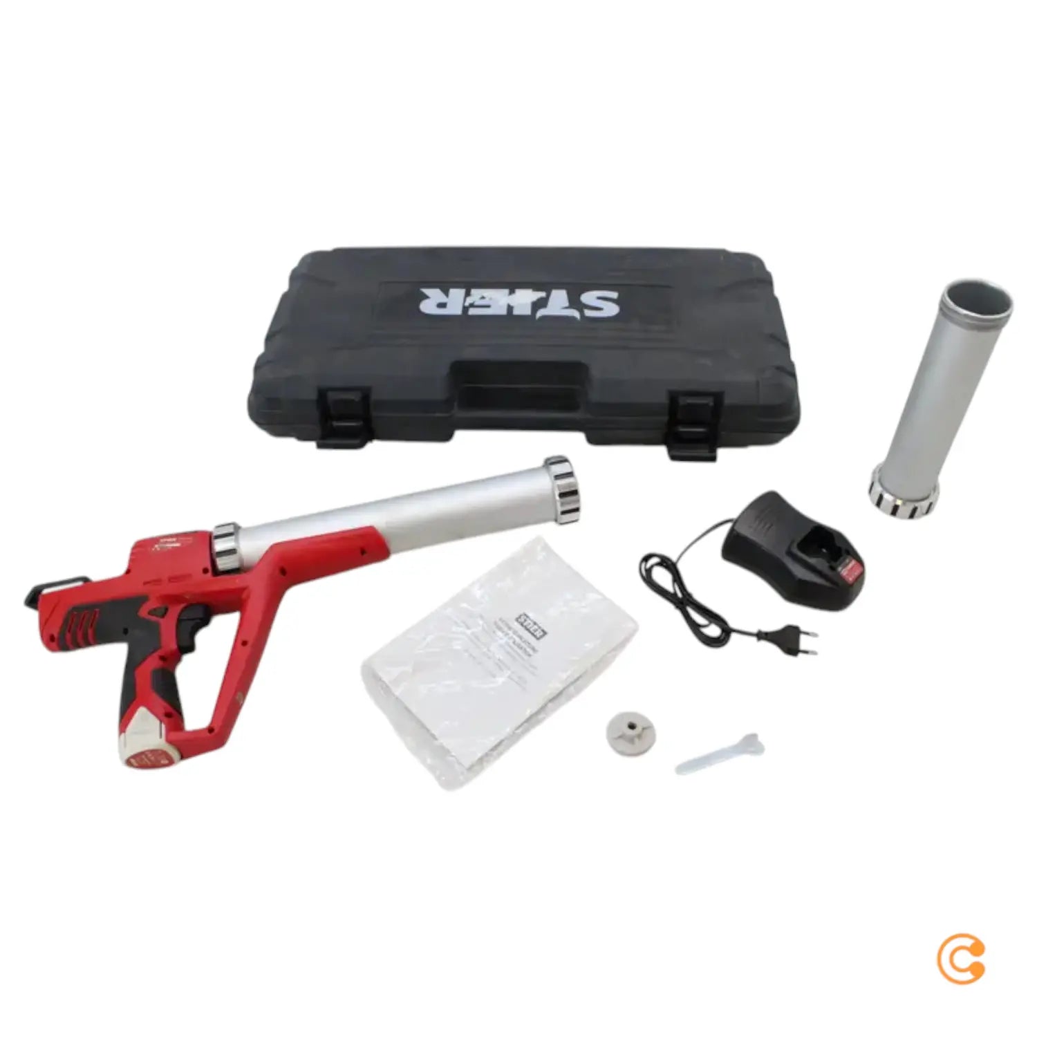 B-Ware Stier Akku Kartuschenpistole Basic+ 3800 N Inkl. 2 X Akku Siehe Text/Foto - 4260439000903