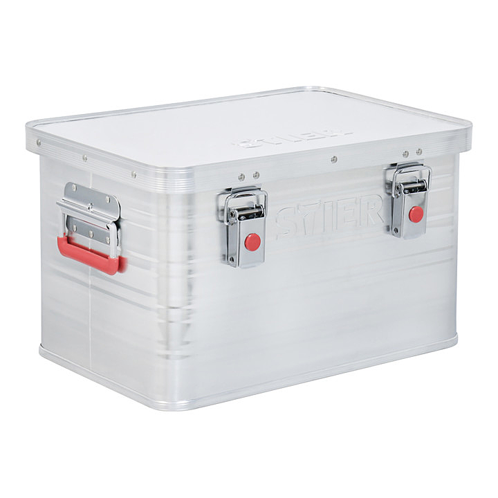 B-Ware Stier Alubox 65 L Aufbewahrung Werkzeug Werkstatt Lager Transport Industrie