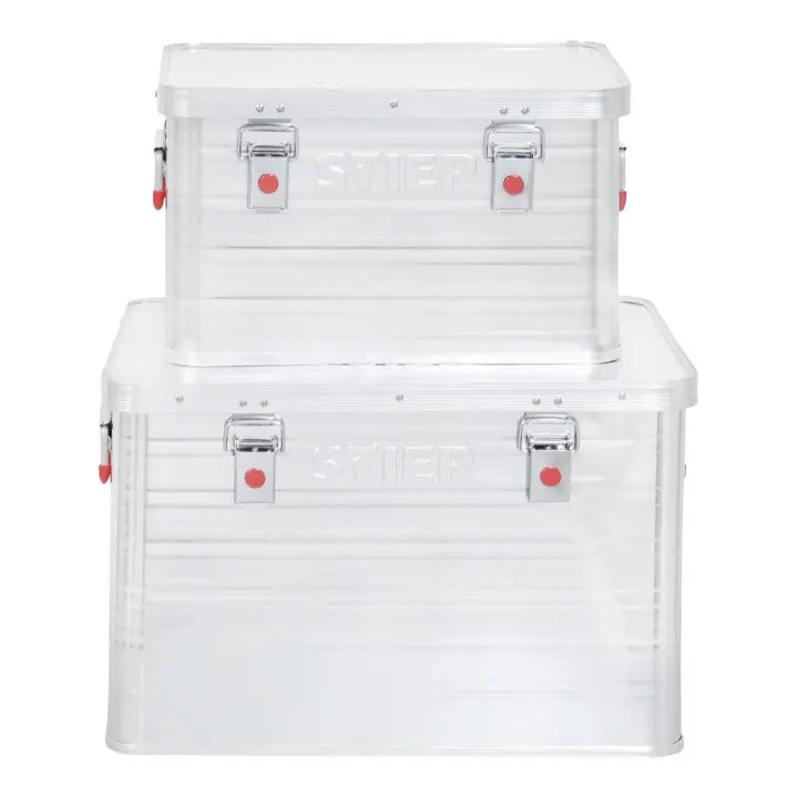 B-Ware Stier Alubox Set Kiste Behälter Aufbewahrung Lagerung Transport 30 L 65 L - 4260439006684