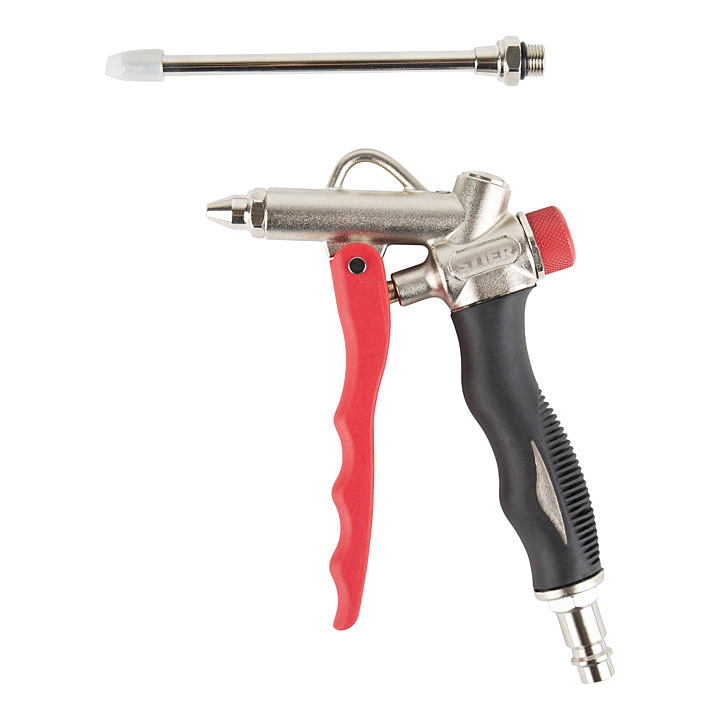 Pistolet à air comprimé Stier avec buse interchangeable et régulateur de débit, filetage 1/8", 330 l/min, produit de seconde main