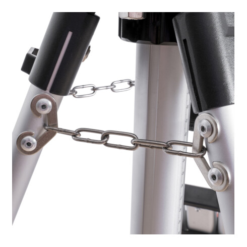 B-Ware Stier Baustativ Stativ Rotationslaser 340 Cm Aluminium 5/8 Zoll Höhenverstellbar