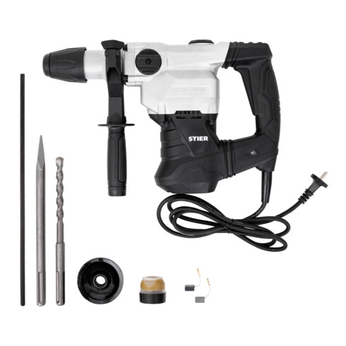 B-Ware Stier Bohrhammer Schlaghammer Sds Max 1500 W 12 J 4100 Schläge Zubehör Koffer