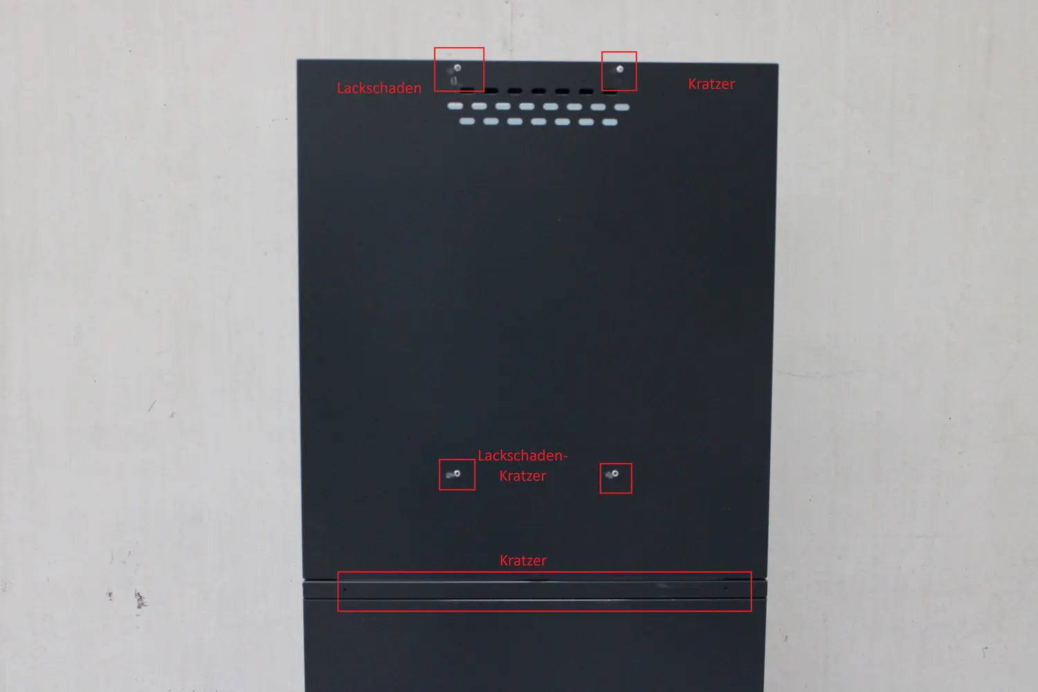 B-Ware Stier Computerschrank Schrank Computerstation Anthrazitgrau Fahrbar Siehe T795 - 4251709632559