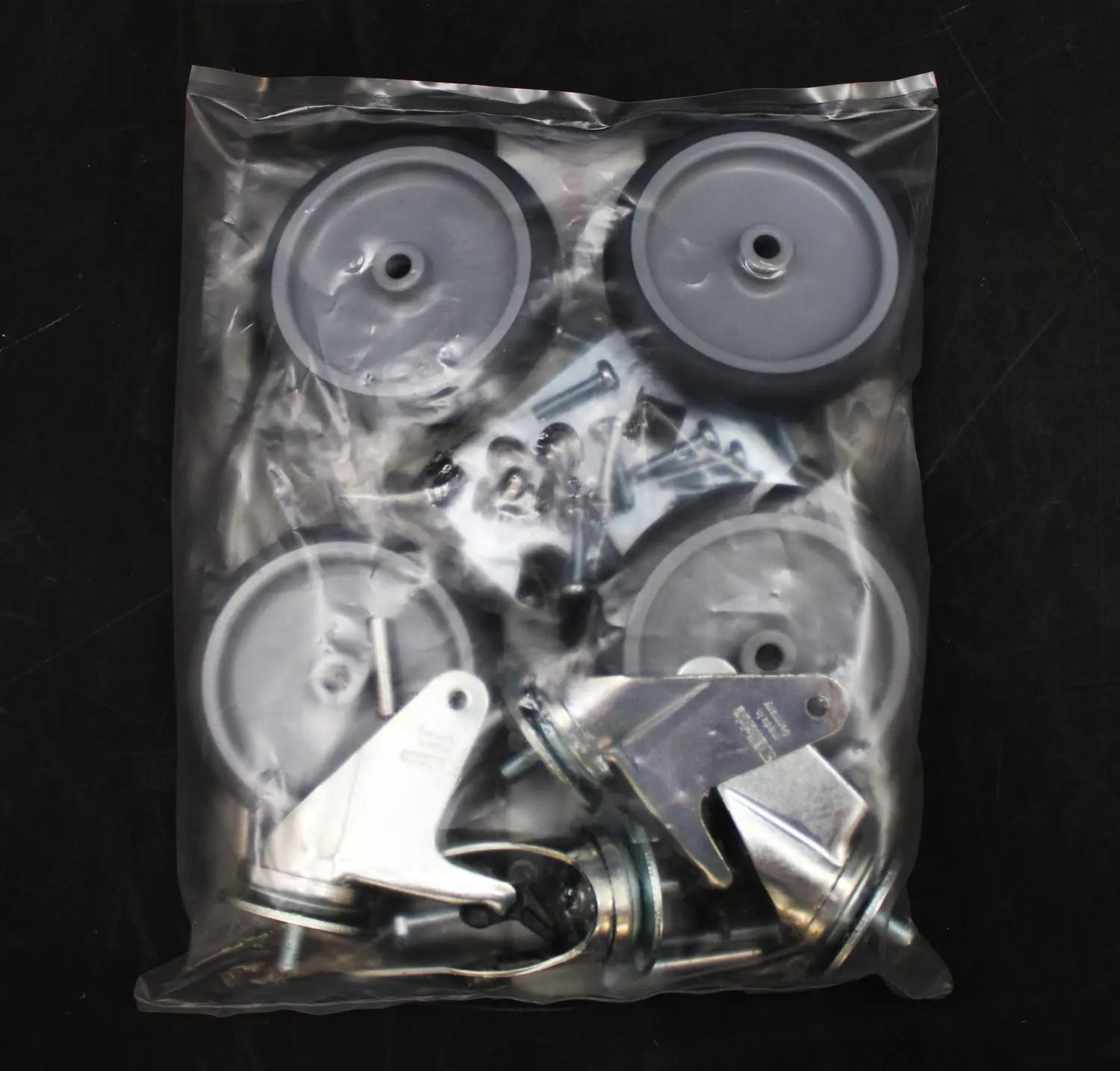 B-Ware Stier Computerschrank Schrank Computerstation Anthrazitgrau Fahrbar Siehe T795 - 4251709632559