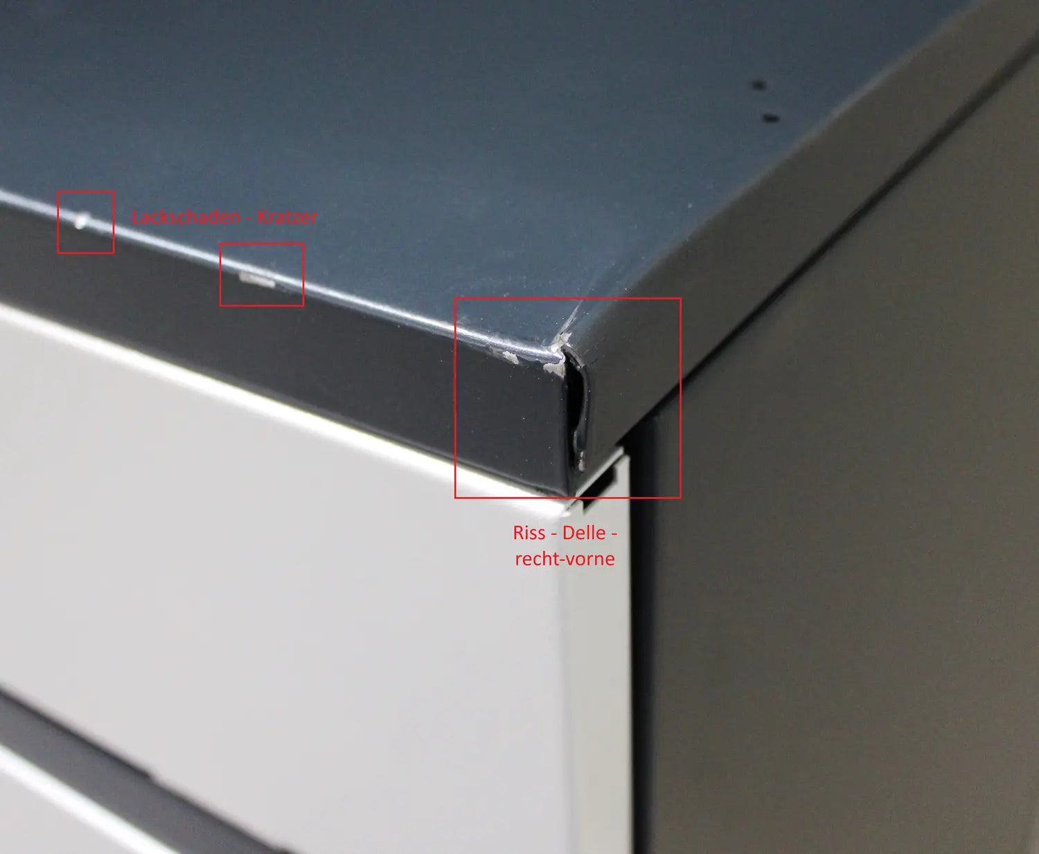 B-Ware Stier Computerschrank Schrank Computerstation Anthrazitgrau Fahrbar Siehe T795 - 4251709632559