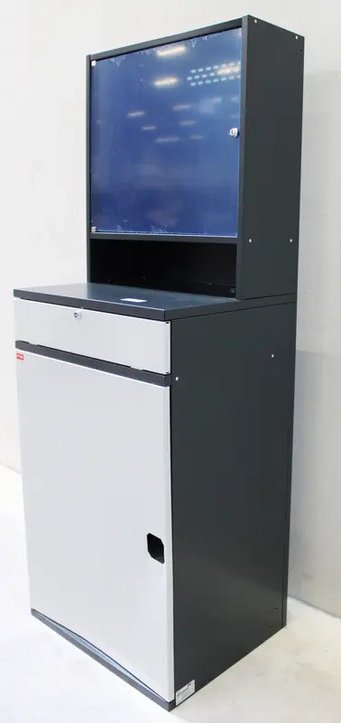 B-Ware Stier Computerschrank Schrank Computerstation Fahrbar 650x520x1895 Siehe Text - 4251709632559