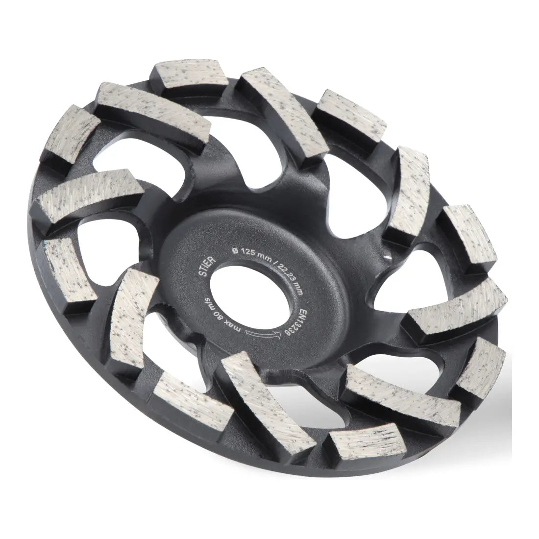 B-Ware Stier Diamantschleiftopf Schleifscheibe Kalksandstein Abrasiv 125 X 22,23 Mm  - 4251709630630