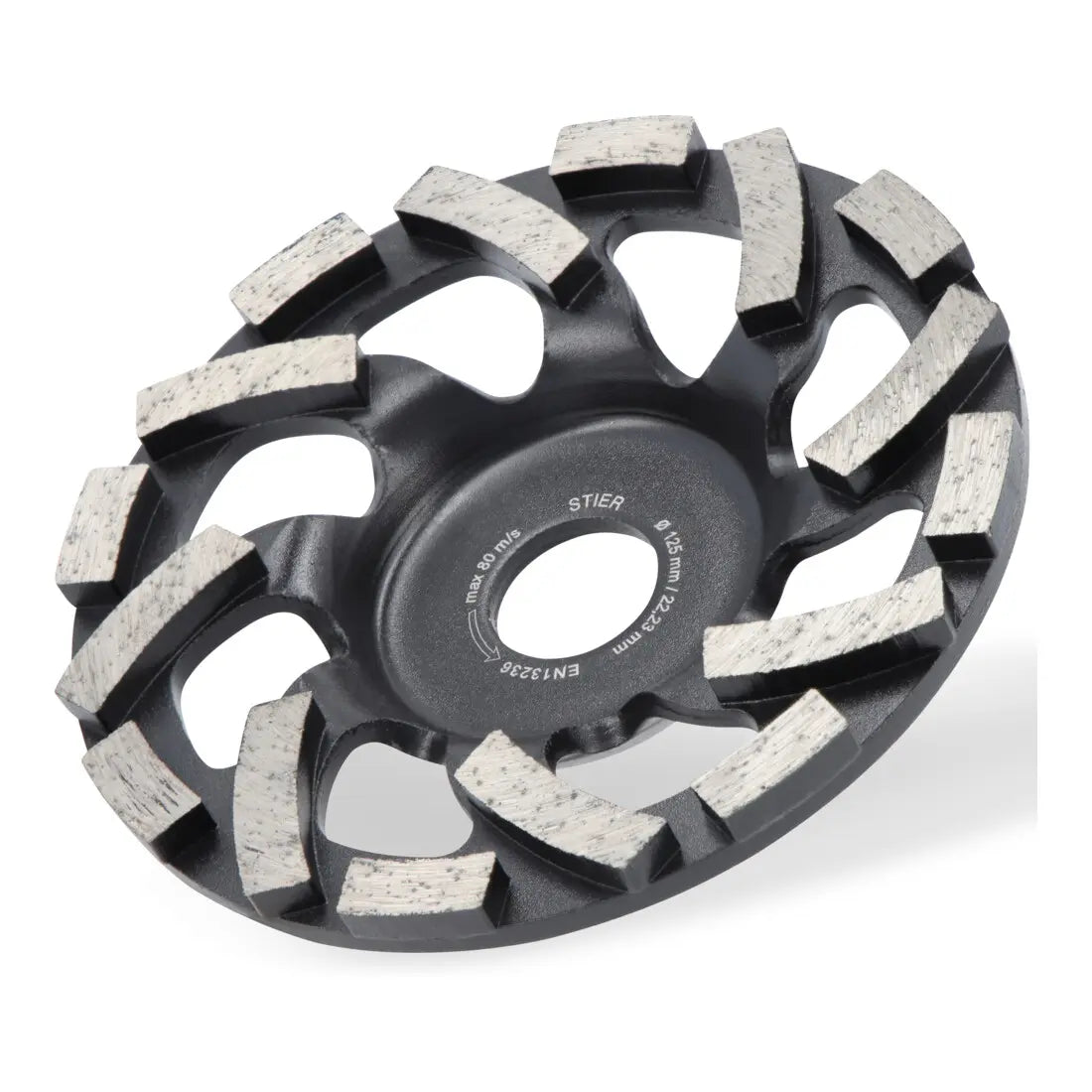 B-Ware Stier Diamantschleiftopf Schleifscheibe Kalksandstein Abrasiv 125 X 22,23 Mm  - 4251709630630