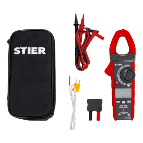 B-Ware Stier Stromzange Messgerät Multimeter Ac/Dc 1000 V 400 A 40 Mω 100k Hz Digital