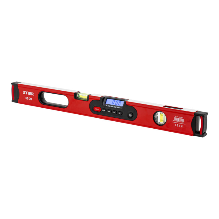 Stier Wasserwaage Sdw 600 Messgerät Neigungsmesser Waage Lcd Display 60cm B-Ware - 4251709625117
