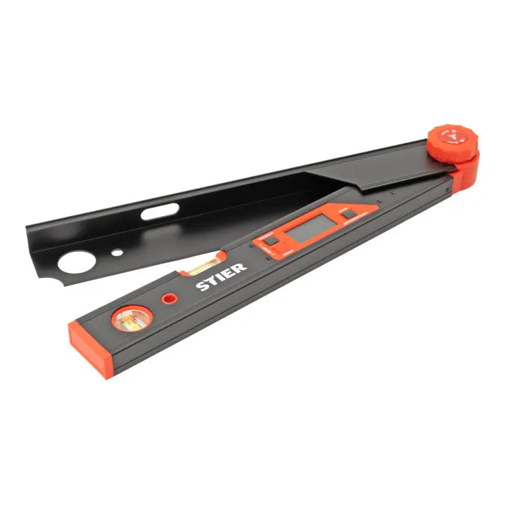 B-Ware Stier Winkelmesser Gehrungswinkel Digital Lcd Wasserwaage Aluminium Anleitung - 4251709620358