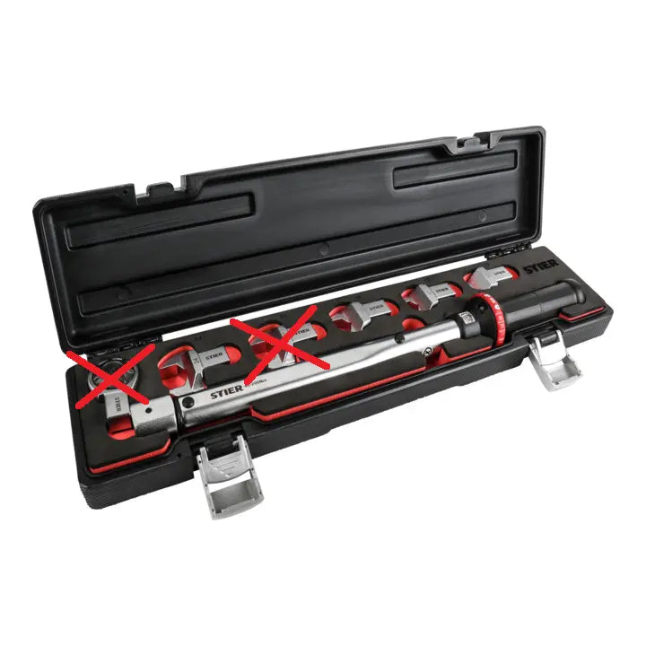 B-Ware Stier Drehmomentschlüssel Multi+ Aufsteckwerkzeug Vierkant 200 Nm Siehe Text/Foto - 4260439008602