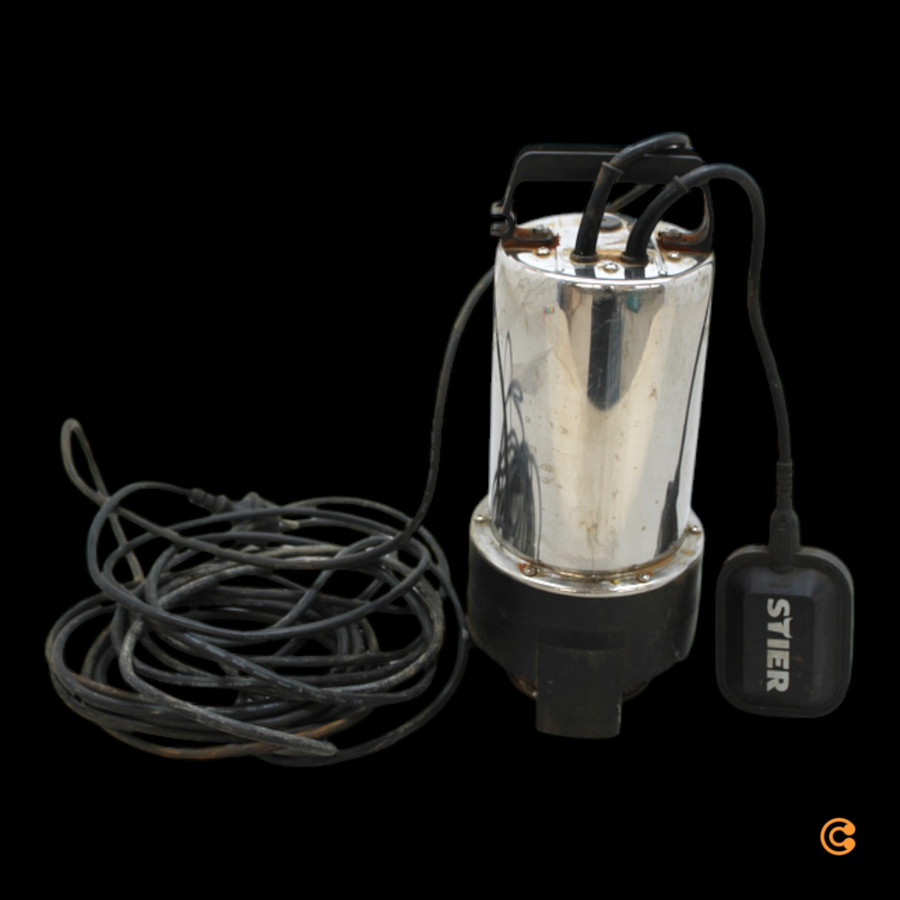 Stier Tauchpumpe Schmutzwasserpumpe Edelstahlpumpe 1100 W Defektware D-Ware - 4251709614951
