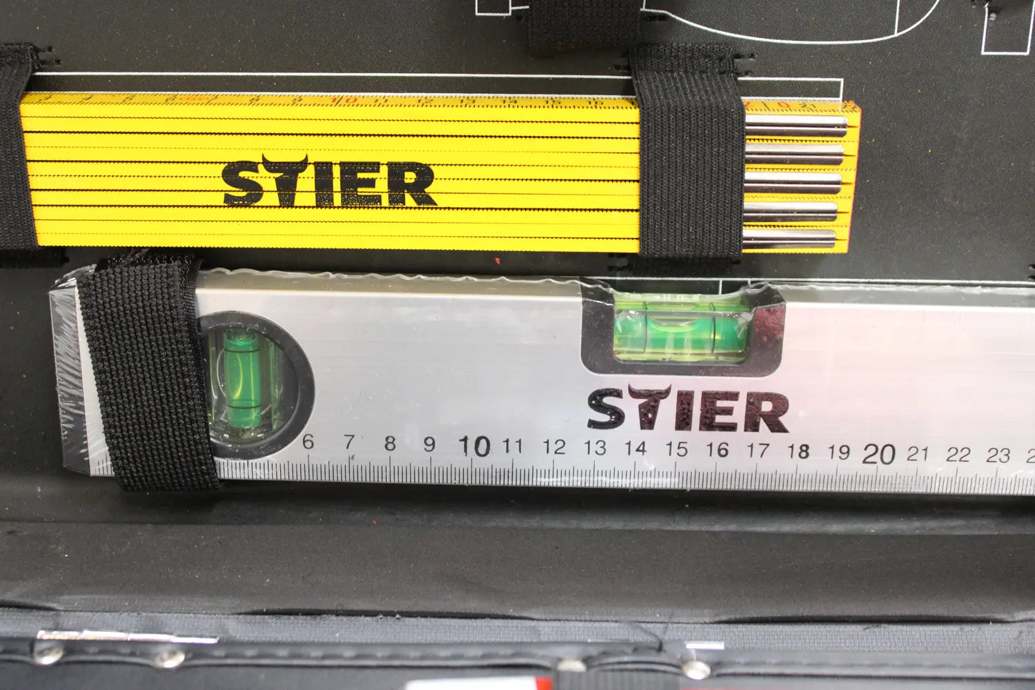B-Ware Stier Elektriker Werkzeugsortiment Set Aluminium 128 Teilig Siehe Text/Foto - 4251709626527