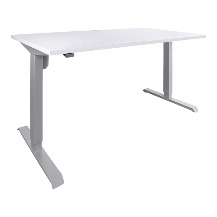 B-Ware Stier Schreibtisch Tisch Arbeitsplatz Elektrisch Höhenverstellbar 160x80cm Weiß - 4251709625209