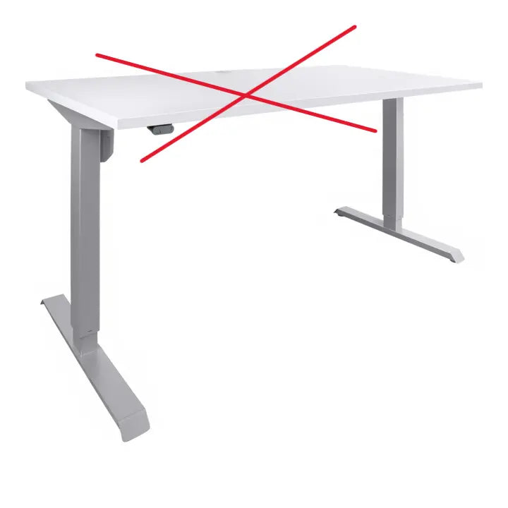 B-Ware Stier Schreibtisch Tisch Elektrisch Höhenverstellbar 160x80cm Siehe Text/Foto - 4251709625209