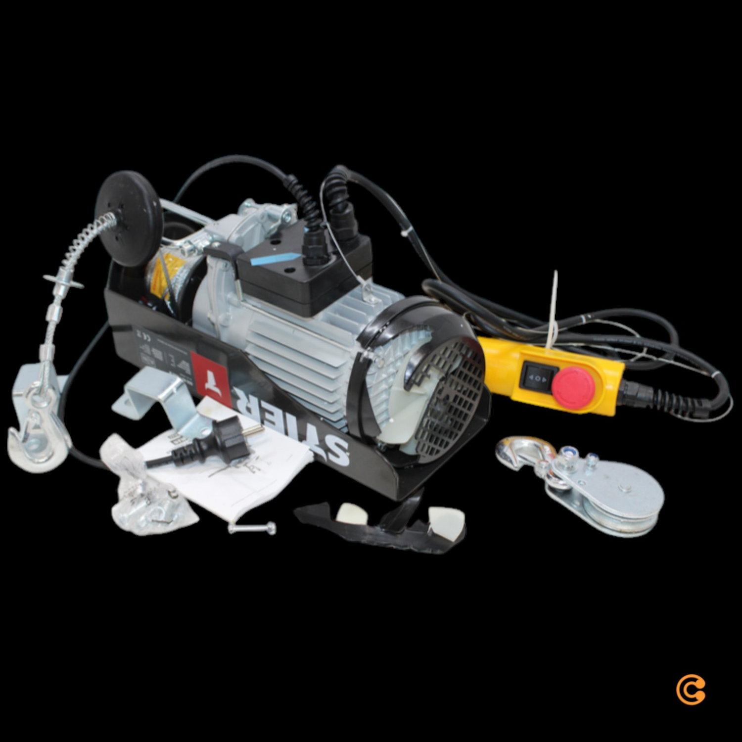 Stier Elektrischer Seilzug Hebezeug Seilwinde Tragkraft 500kg Siehe Text/Fotos B-Ware - 4251709614784