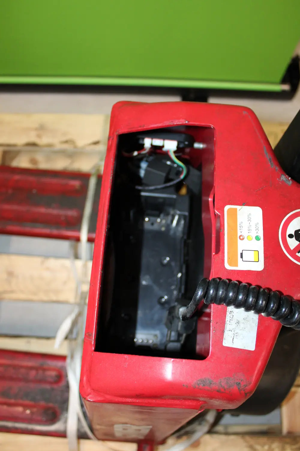 B-Ware Stier Elektro Handhubwagen Gabelstapler Lithium Ionen Batterie Rolle Siehe Text - 4251709617075