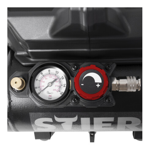 Stier Flüsterkompressor Kompressor Druckluft Fkt 215 8 6 ölfrei Gerät603 B-Ware