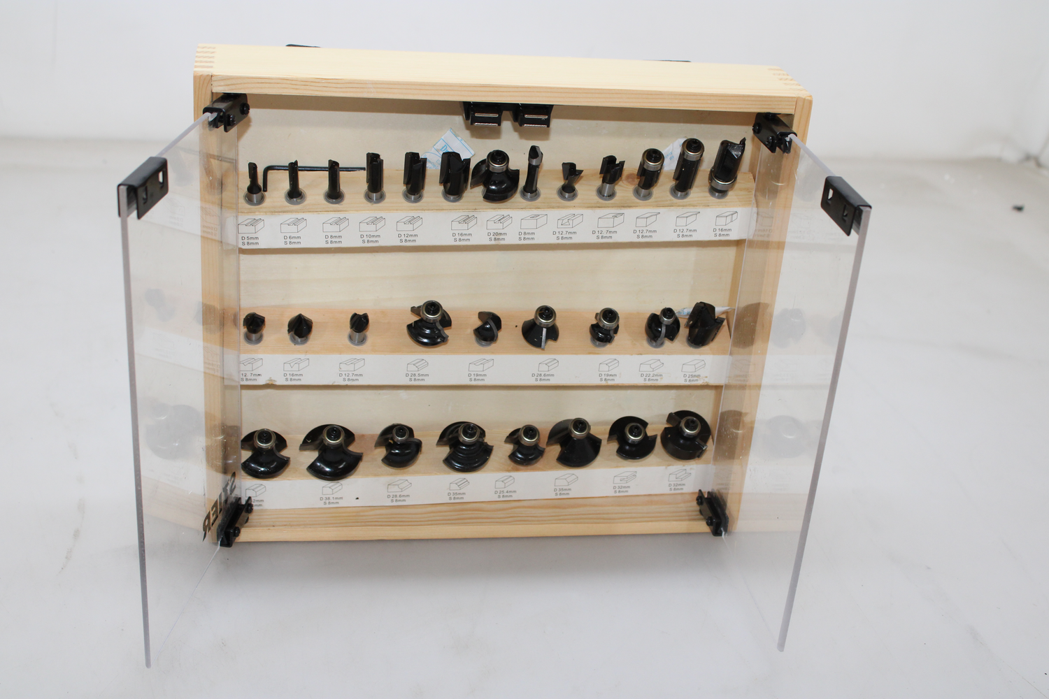 Stier Fräsersortiment Set Fräser 8 Mm 30 Teilig Vitrine Siehe Text/Foto B-Ware - 4251709623458