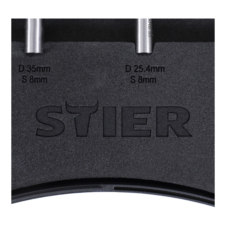 Stier Fräsersortiment Fräser Set Hartmetall 30 Teilig 8 Mm Kunststoffkoffer  B-Ware - 4251709638834